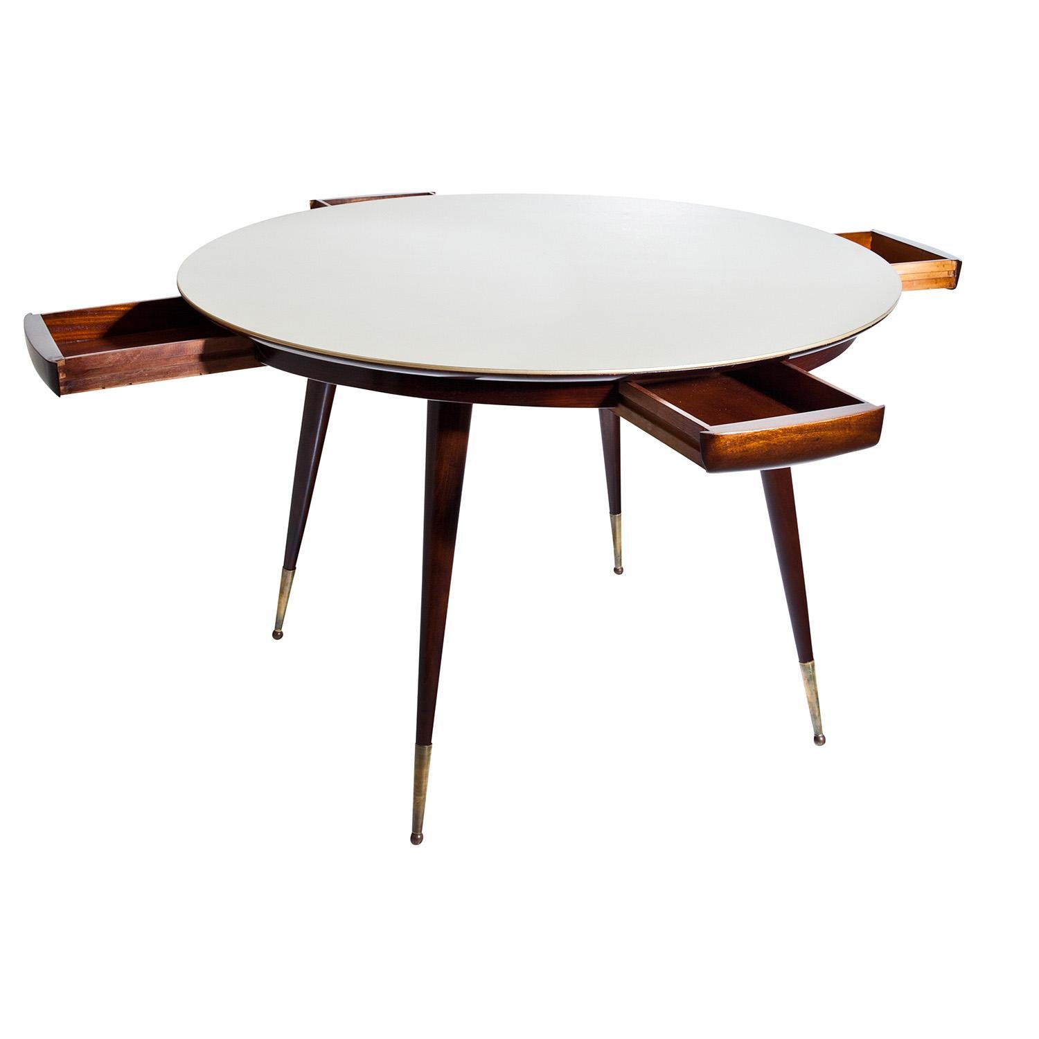 round card table