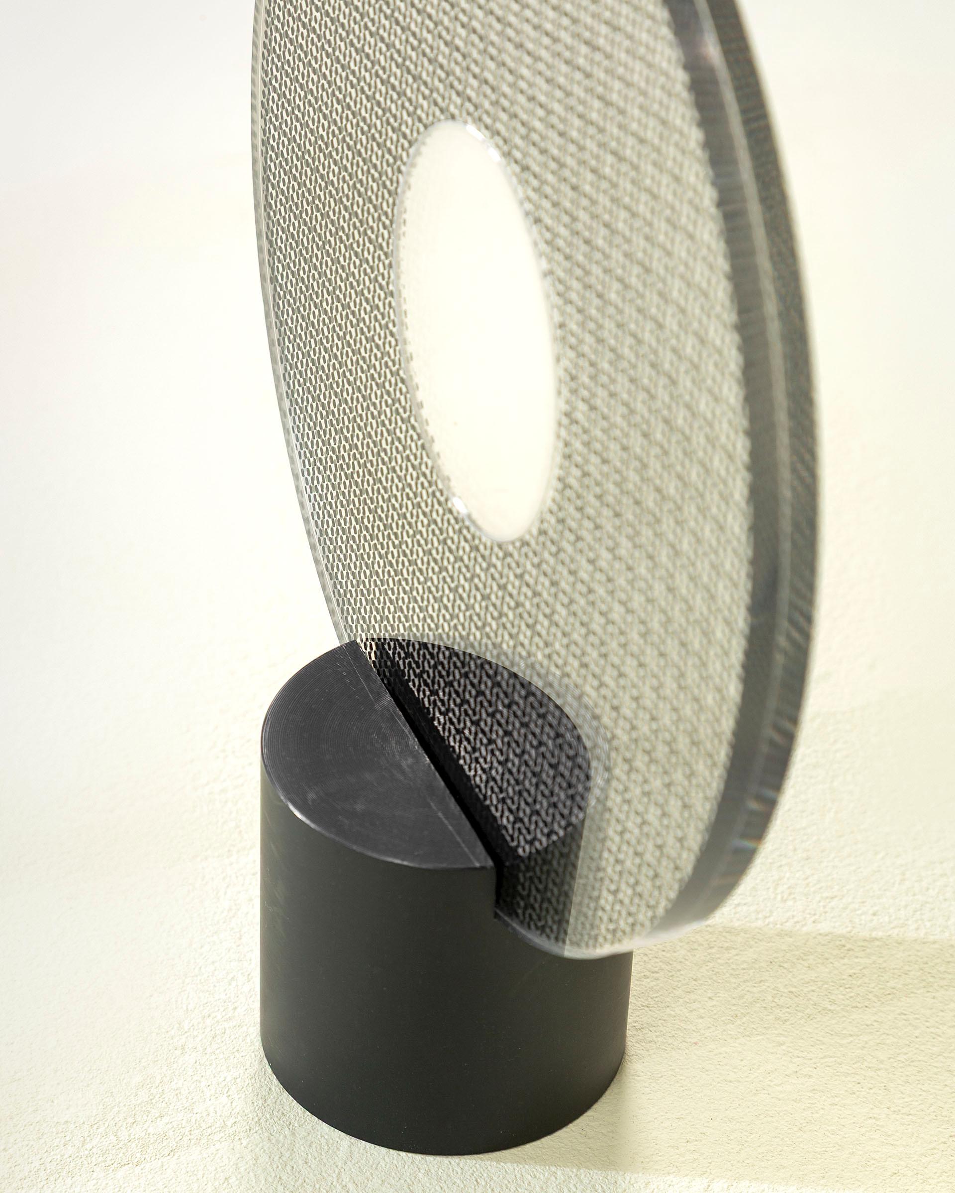 20th Century, Bruno Munari for Danese Photo Frame Moirè In Good Condition For Sale In Turin, Turin