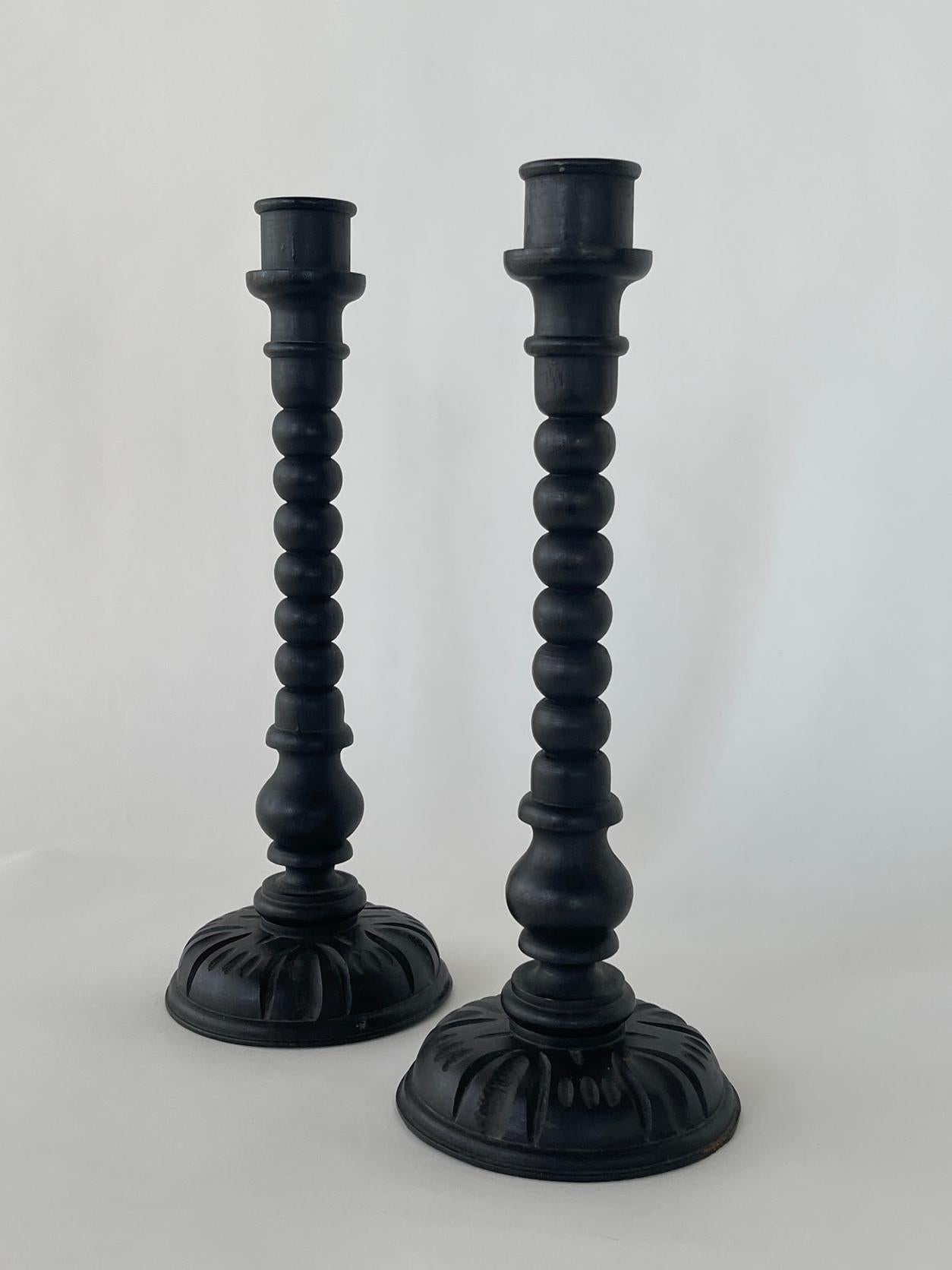 20th Century Brutalist Candle Stick Holders In Good Condition In Miami, FL