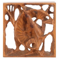 20th Century Brutalist Carved Sculpture