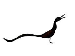 20. Jahrhundert Brutalistische Pfau Miniatur Figur 1950er Eisen, Österreich