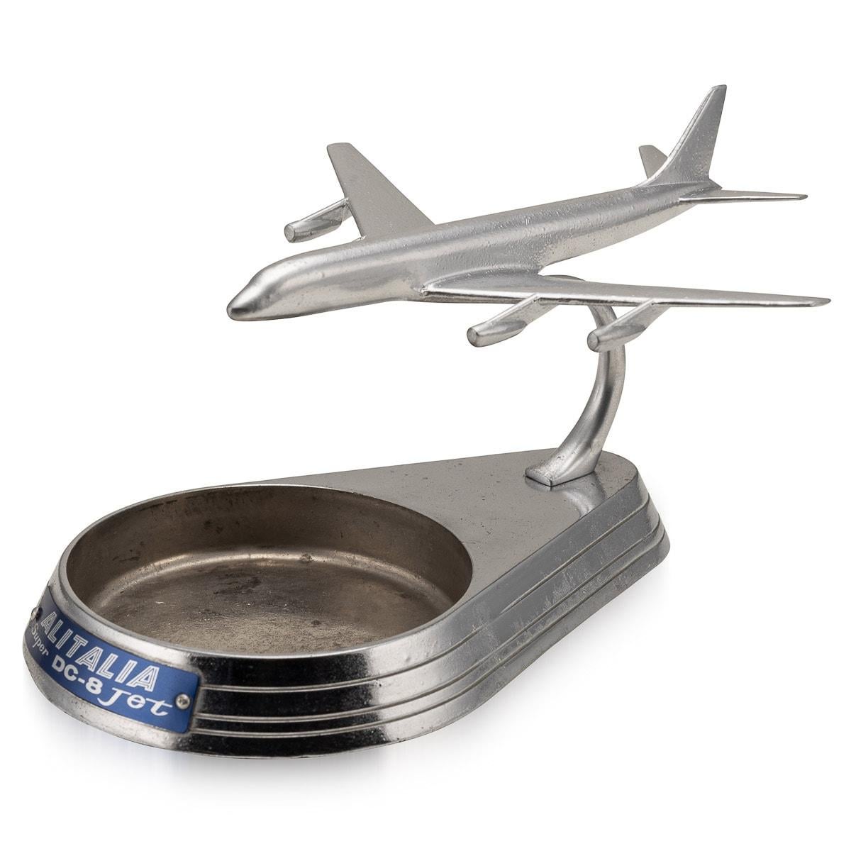 20th Century Buhler Flight Souvenir Ashtrays, Collection Of 6 Planes 10