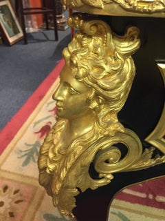 20th Century Bureau Plat Desk According to the Style of Andre Charles Boulle