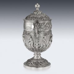 20th Century Burmese Silver Athletic Association Hockey Cup, circa 1903