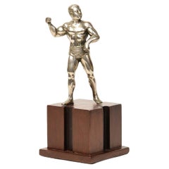 20e siècle, Birmanie Bronze Vintage Figure de Bodybuilder