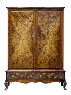 20th Century Burr Birch Cabinet by Bodafors