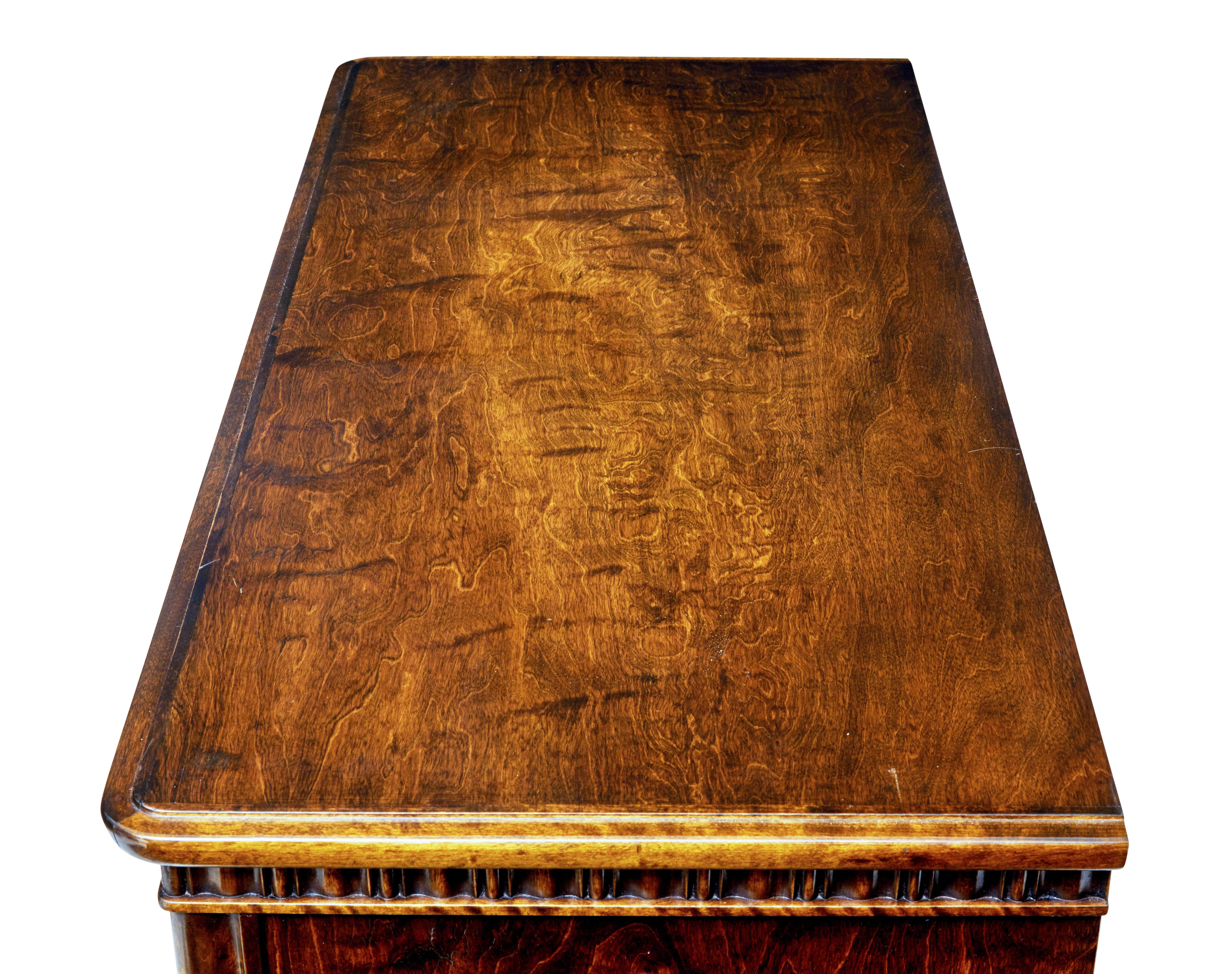 Bouleau Coffret à couverts en loupe de bouleau du 20e siècle par Bodafors en vente