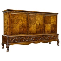 20th century burr birch sideboard by Bodafors