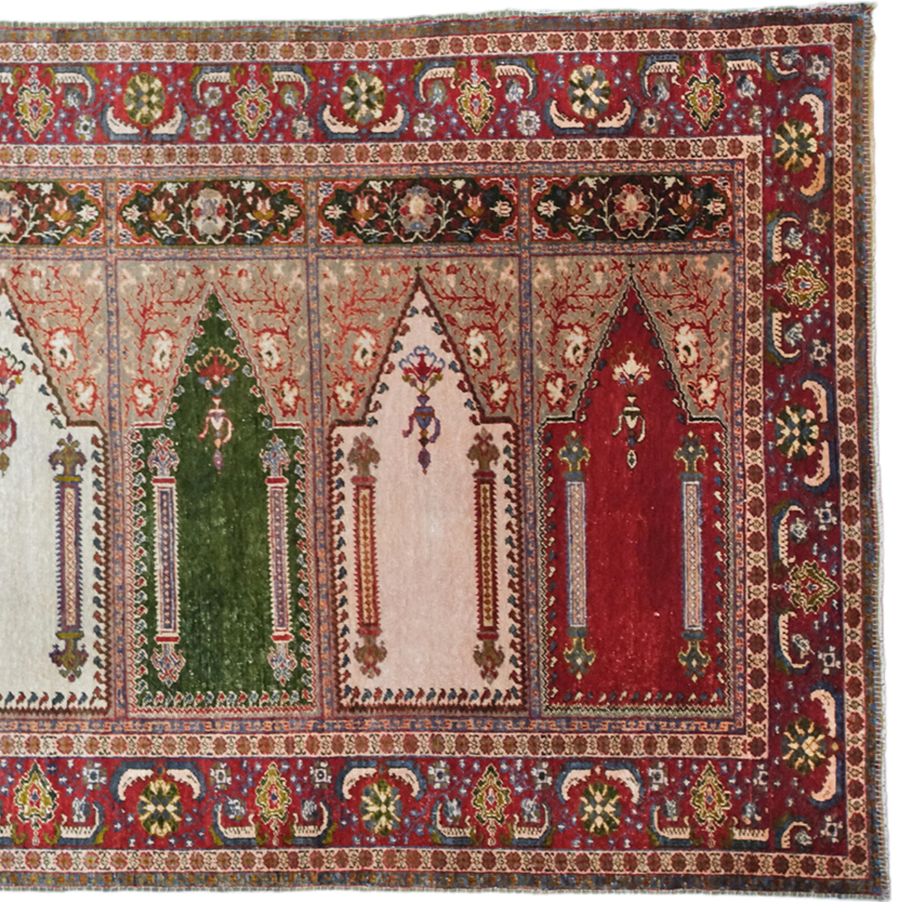 20th Century Bursa Silk Rug - Antique Turkish Rug, Silk Rug For Sale 1