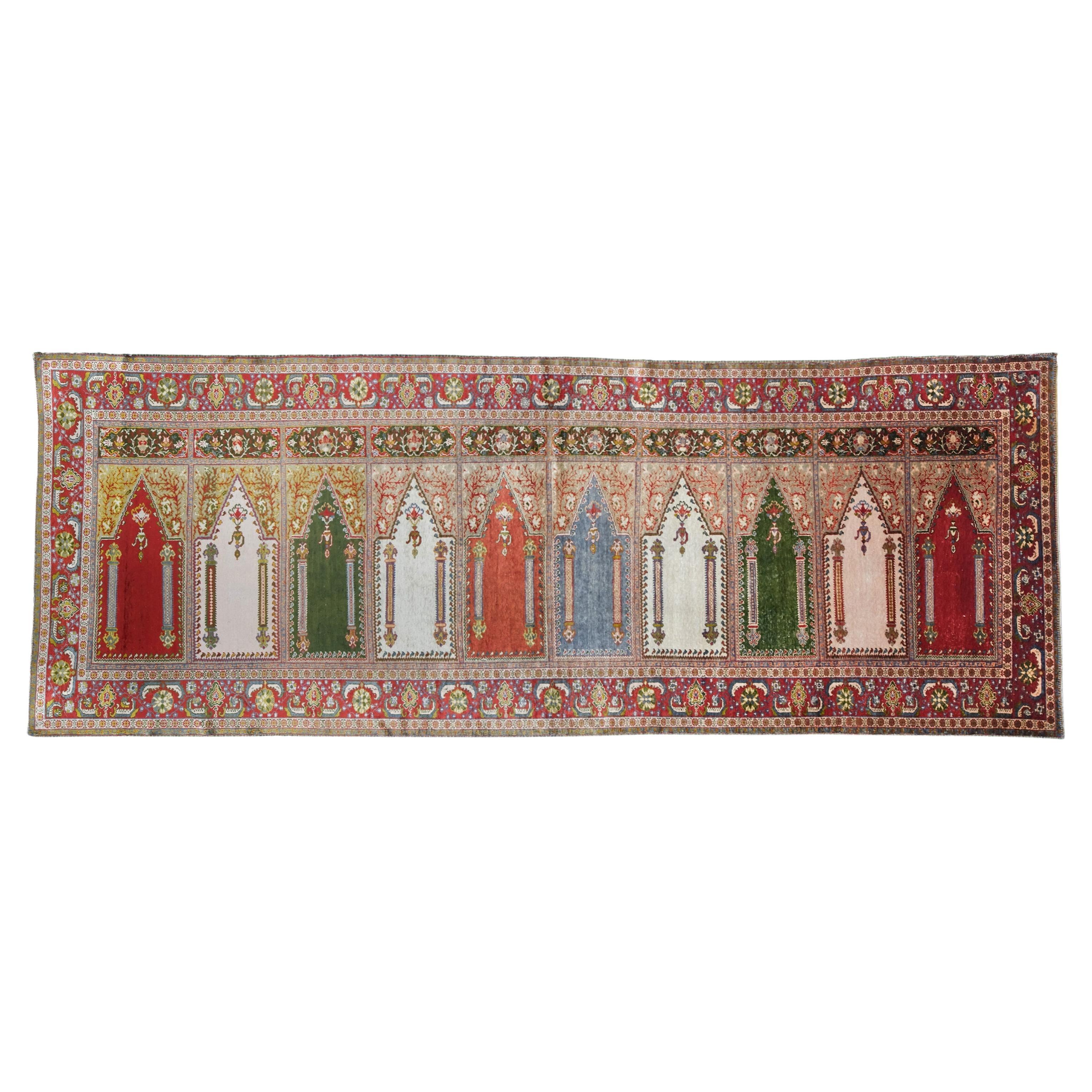 20th Century Bursa Silk Rug - Antique Turkish Rug, Silk Rug For Sale