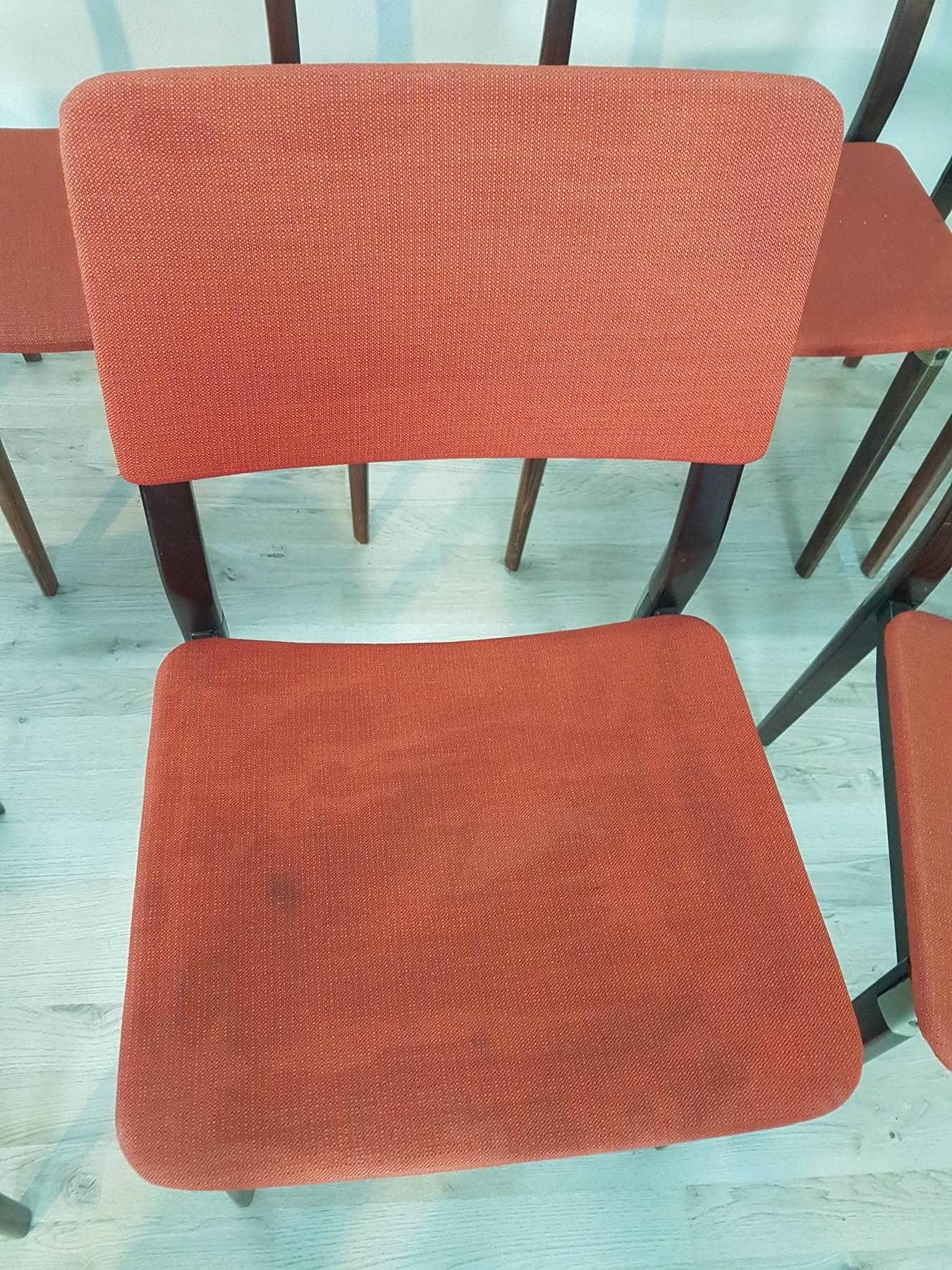 Ensemble de huit chaises « S82 » d'Eugenio Gerli pour Tecno Milano, années 1960 Bon état - En vente à Casale Monferrato, IT