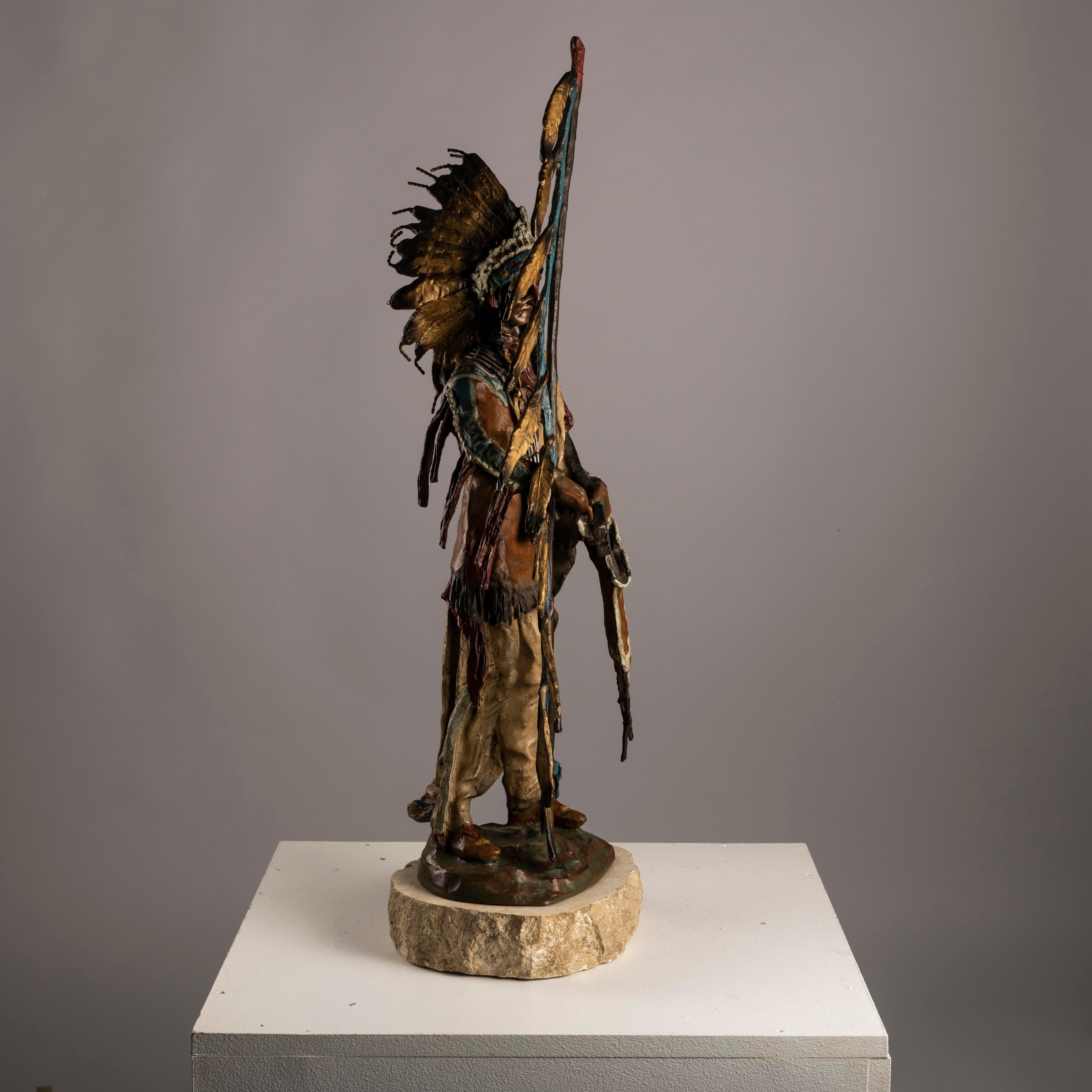 Sculpture Kauba en bronze « Perse » du 20ème siècle en vente 8