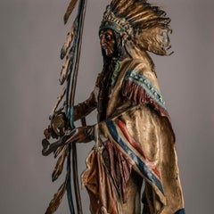 20th Century C. Kauba Bronze Sculpture "Peace"