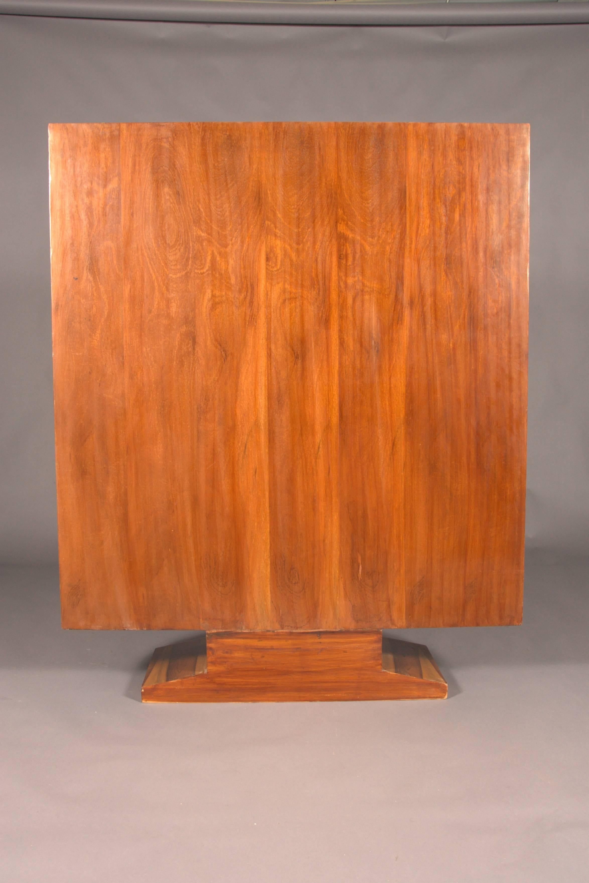 20th Century, Cabinet in Art Deco Style, Light and Dark Rosewood Veneer For Sale 5
