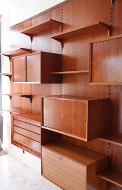 20th Century Cadovius Wall System, 4 Panels