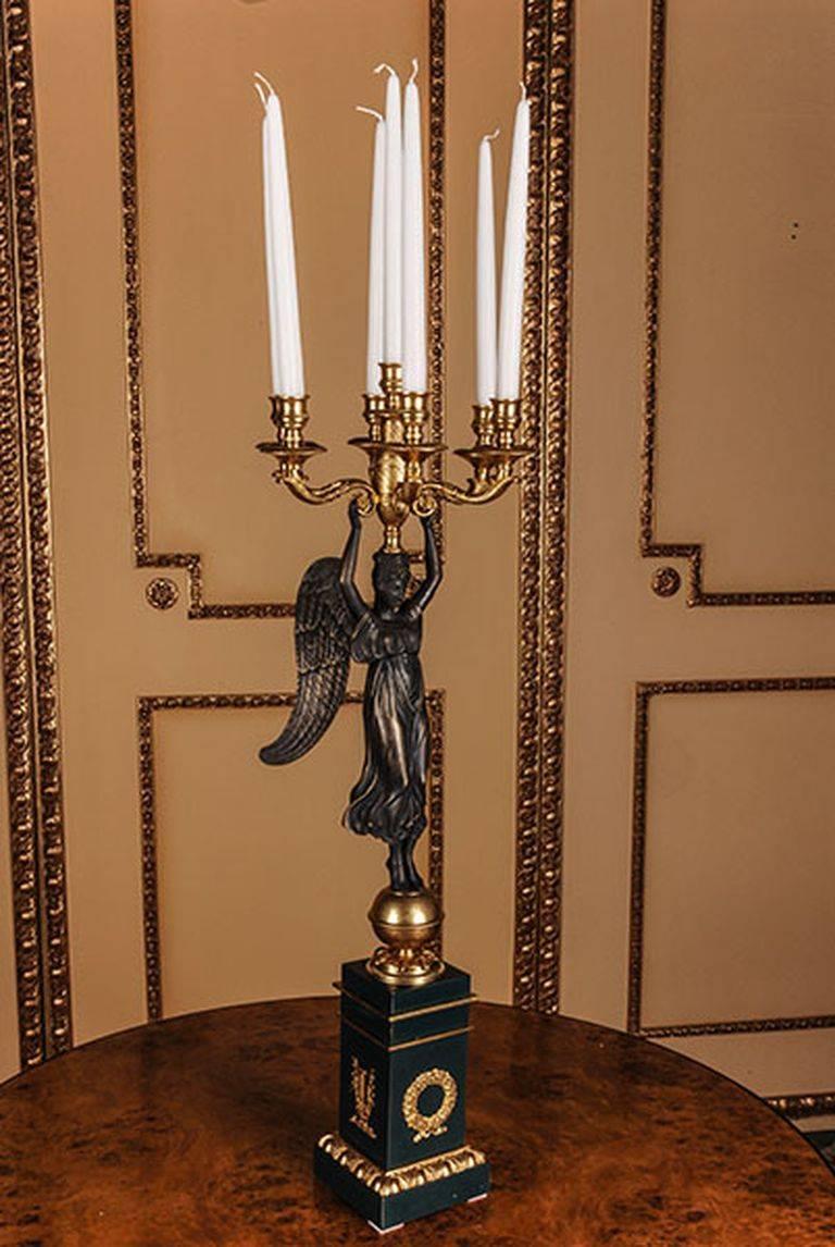 20th Century Candelabra Table Lamp after P. Philippe Thomire For Sale 3
