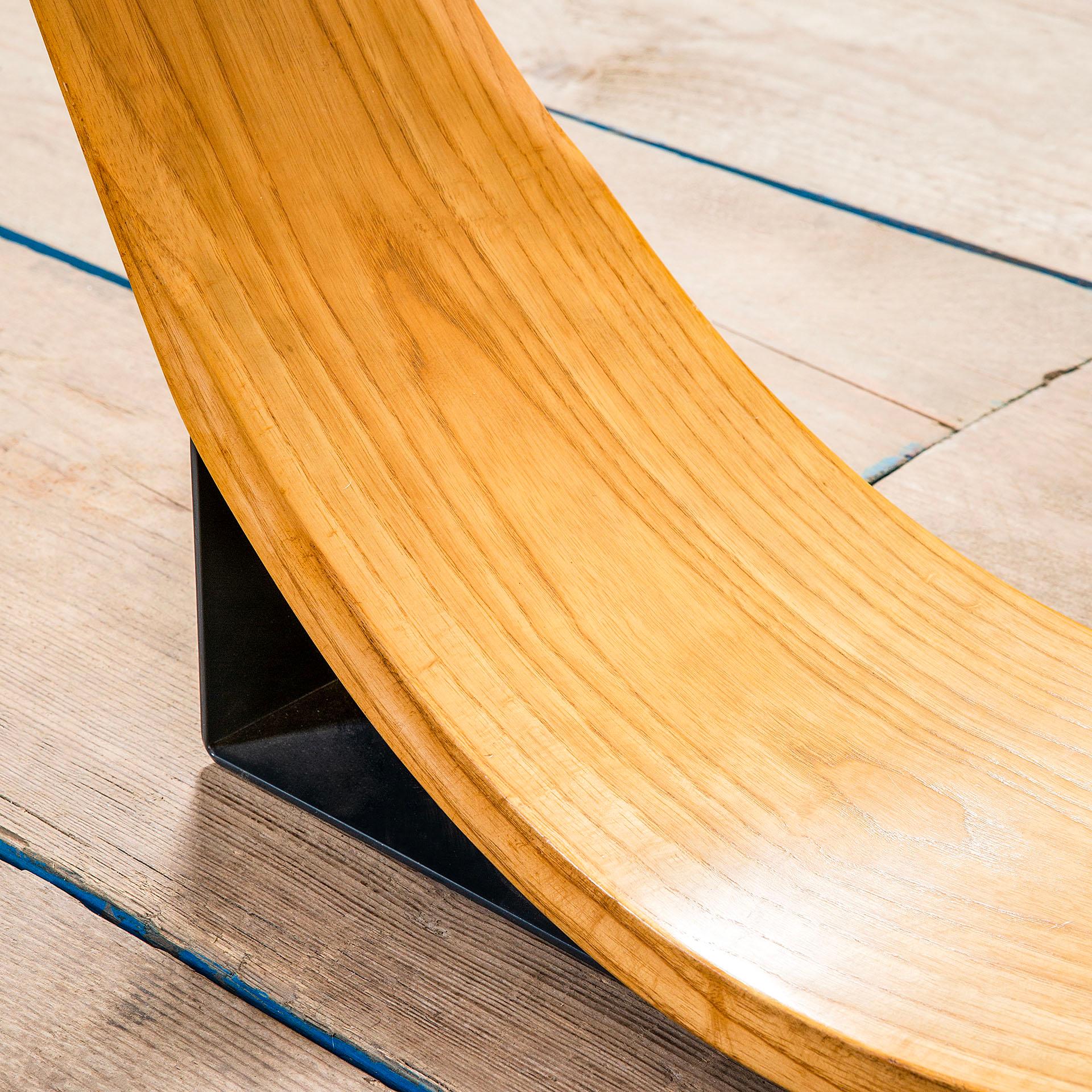 Paar Sitzmöbel mod. Chip aus Holz von Carlo Mo aus dem 20. Jahrhundert für Tecno, 90er Jahre (Ende des 20. Jahrhunderts) im Angebot