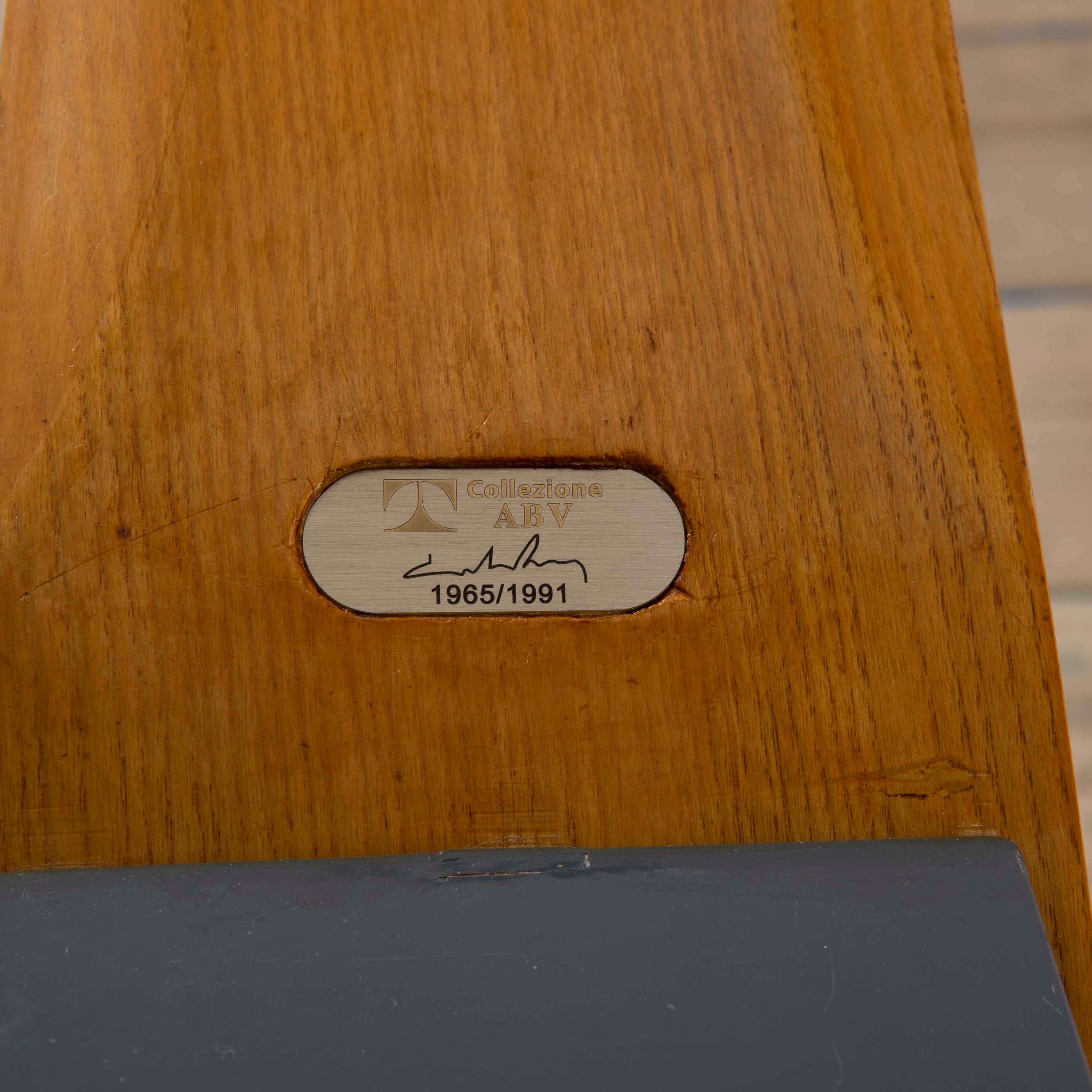 Paar Sitzmöbel mod. Chip aus Holz von Carlo Mo aus dem 20. Jahrhundert für Tecno, 90er Jahre im Angebot 2