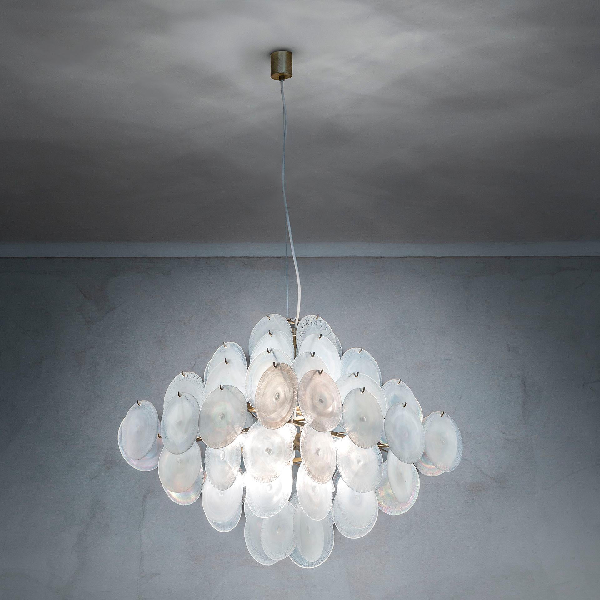 Mid-Century moderno 20th Century, Carlo Nason for A. V. Mazzega Pendant Lamp 1960 in vendita