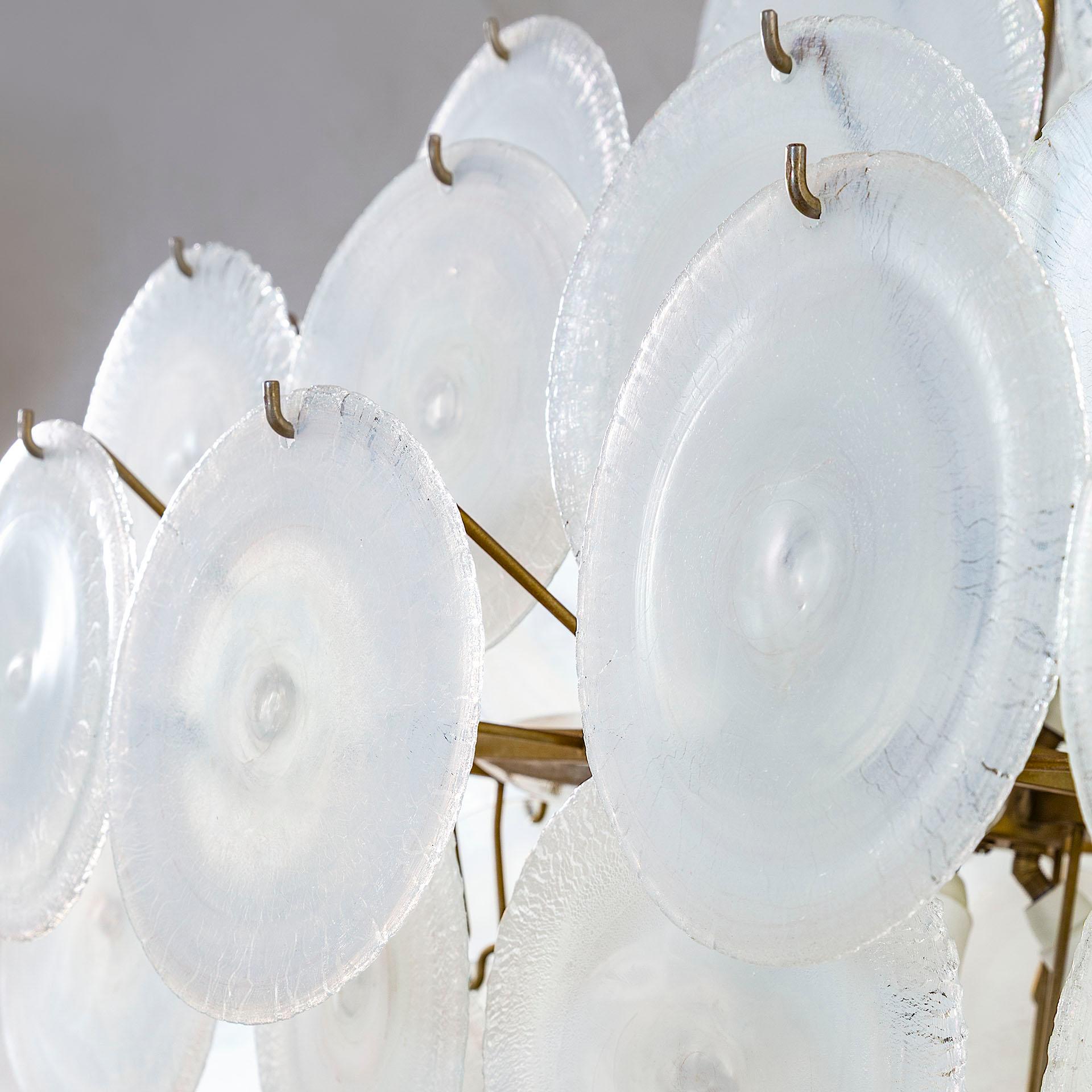 Metà XX secolo 20th Century, Carlo Nason for A. V. Mazzega Pendant Lamp 1960 in vendita