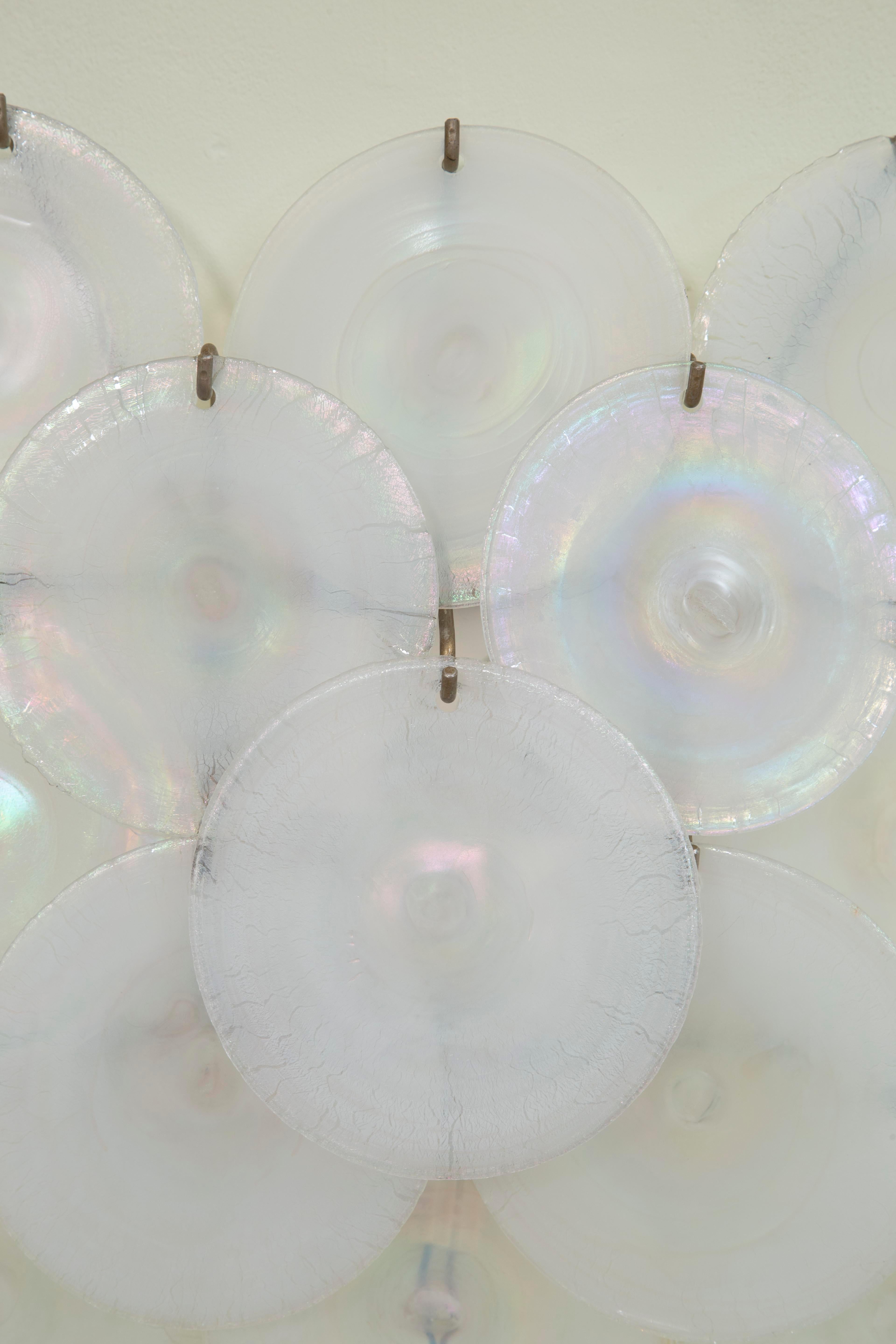 20e siècle, Carlo Nason for Mazzega Paire de lampes murales en vente 3