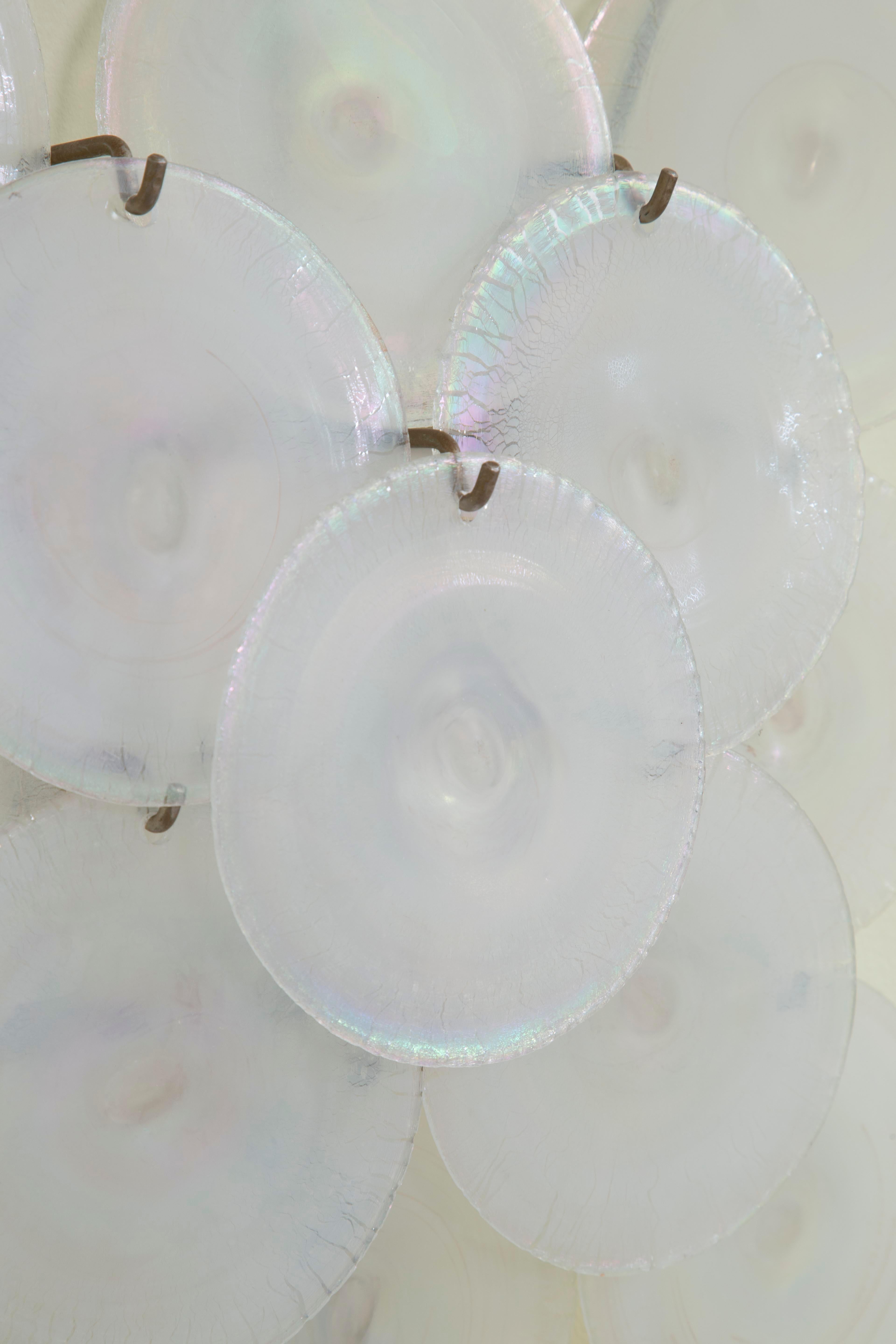 20e siècle, Carlo Nason for Mazzega Paire de lampes murales en vente 6