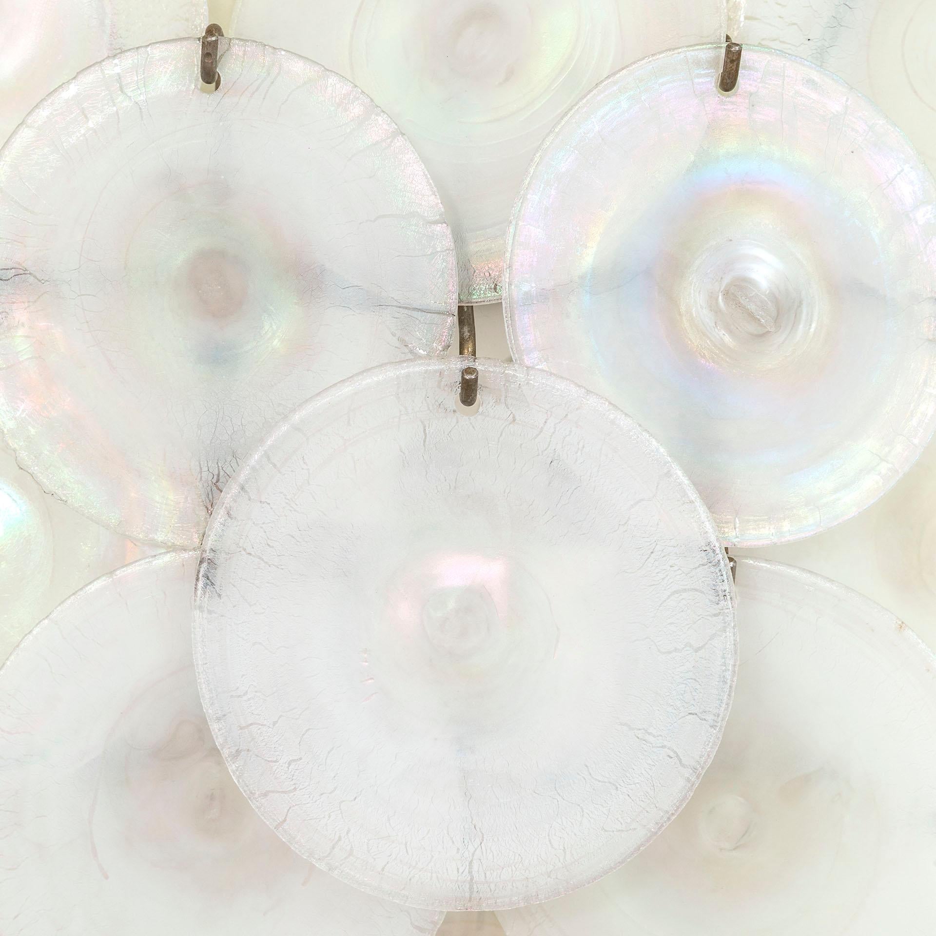 Italian 20e siècle, Carlo Nason for Mazzega Paire de lampes murales en vente