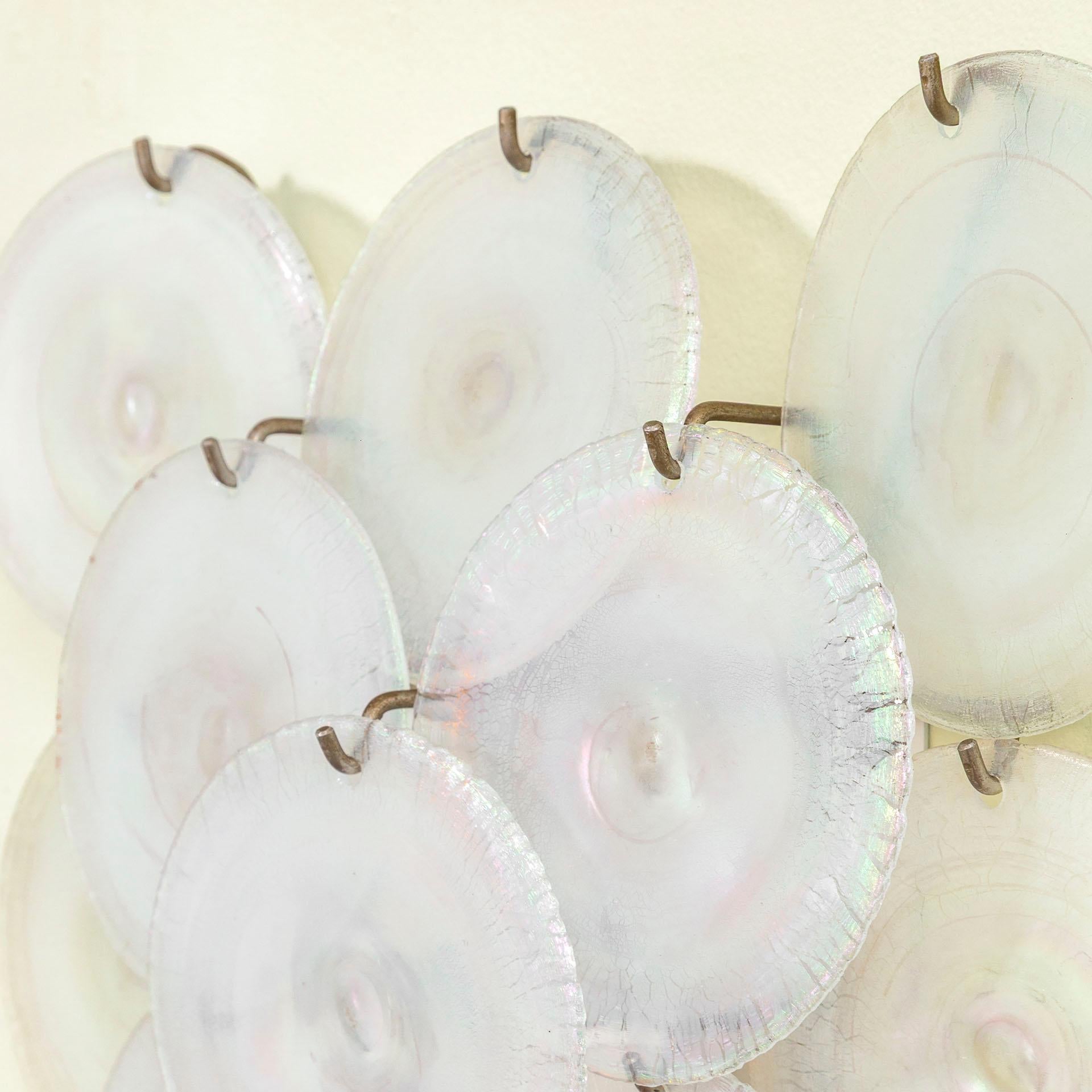 20e siècle, Carlo Nason for Mazzega Paire de lampes murales Bon état - En vente à Turin, Turin