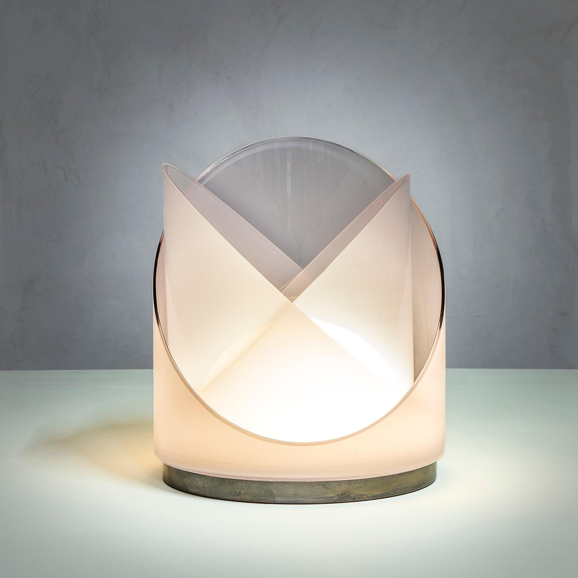 Verre 20e siècle, Carlo Nason for Mazzega Table Lamp mod. LT300 en vente