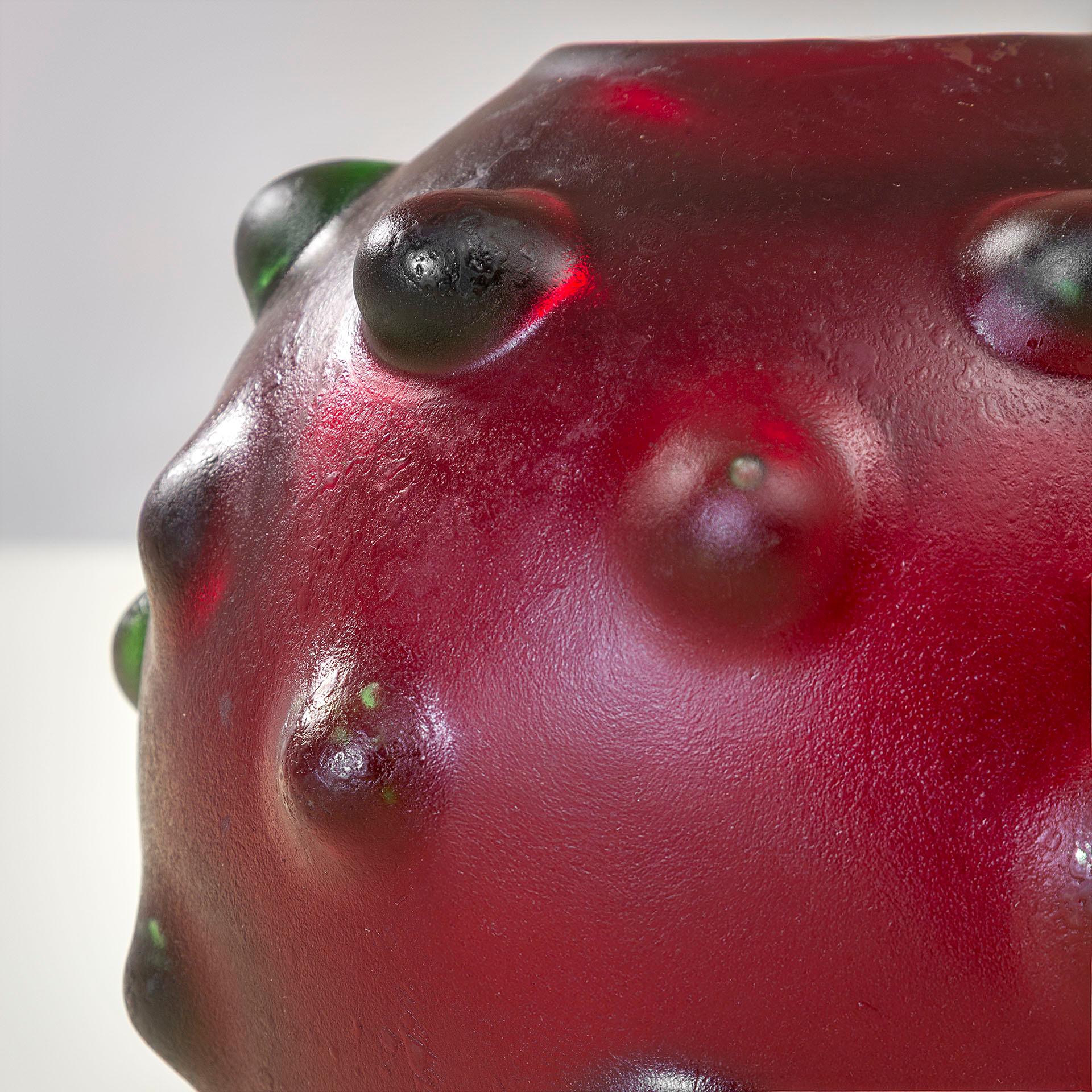 siglo XX, Carlo Scarpa para Venini Jarrón de cristal de Murano de la serie Corrosi Italian en venta