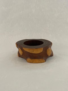 20th Century Carved Rosewood Catchall Bowl