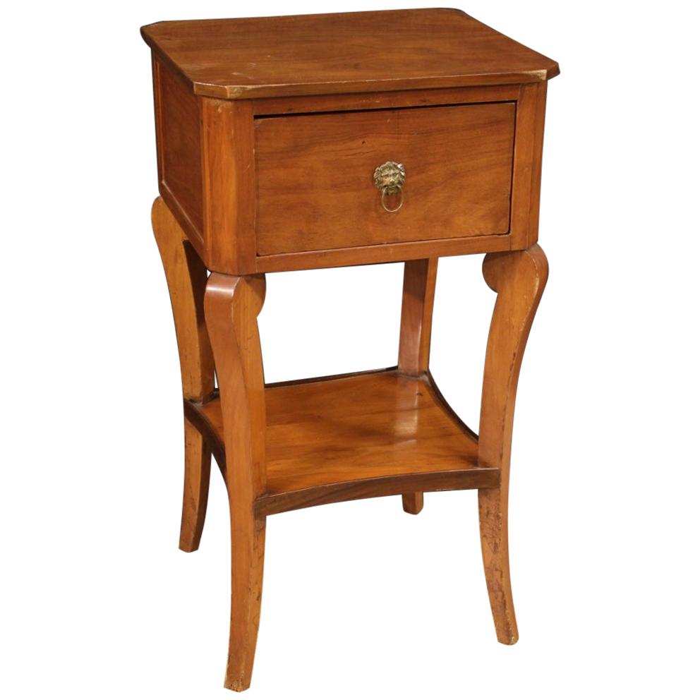 20th Century Carved Wood Italian Side Table, 1920