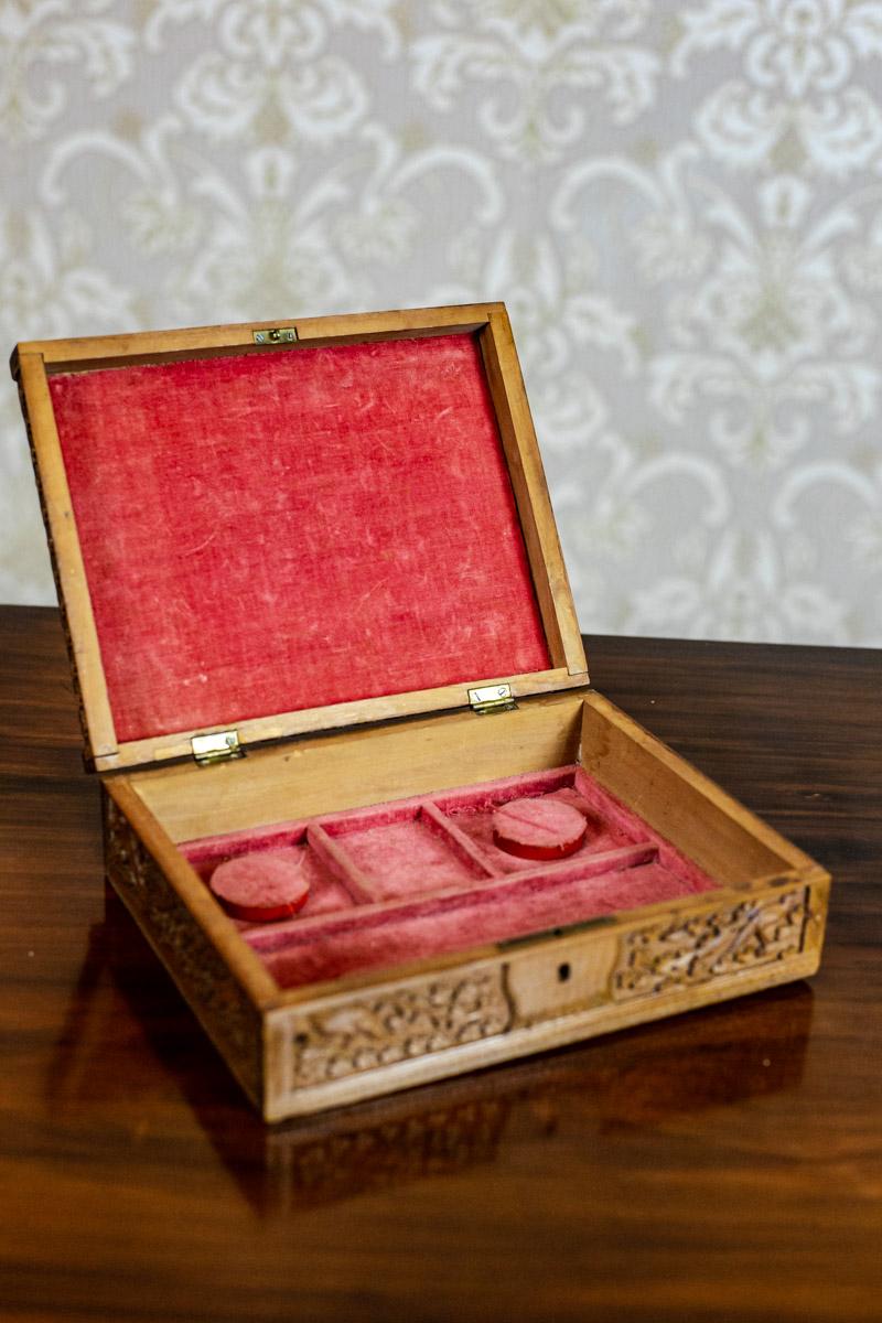 20th Century Carved Wooden Coffret 3