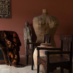 20th Century Carved Wooden Folk Art Man