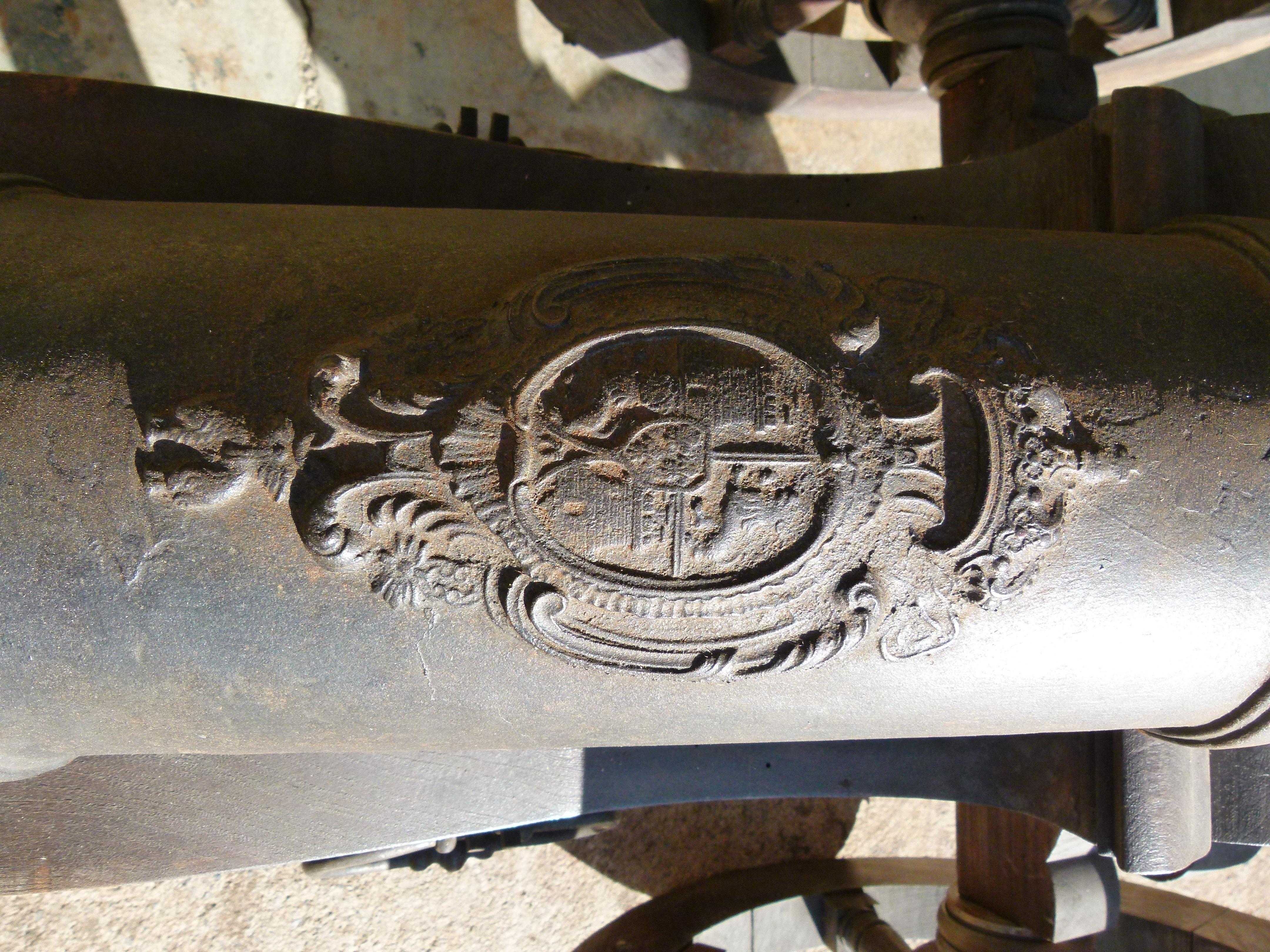 20th Century Cast Iron Cannon Reproduction from Spain 10