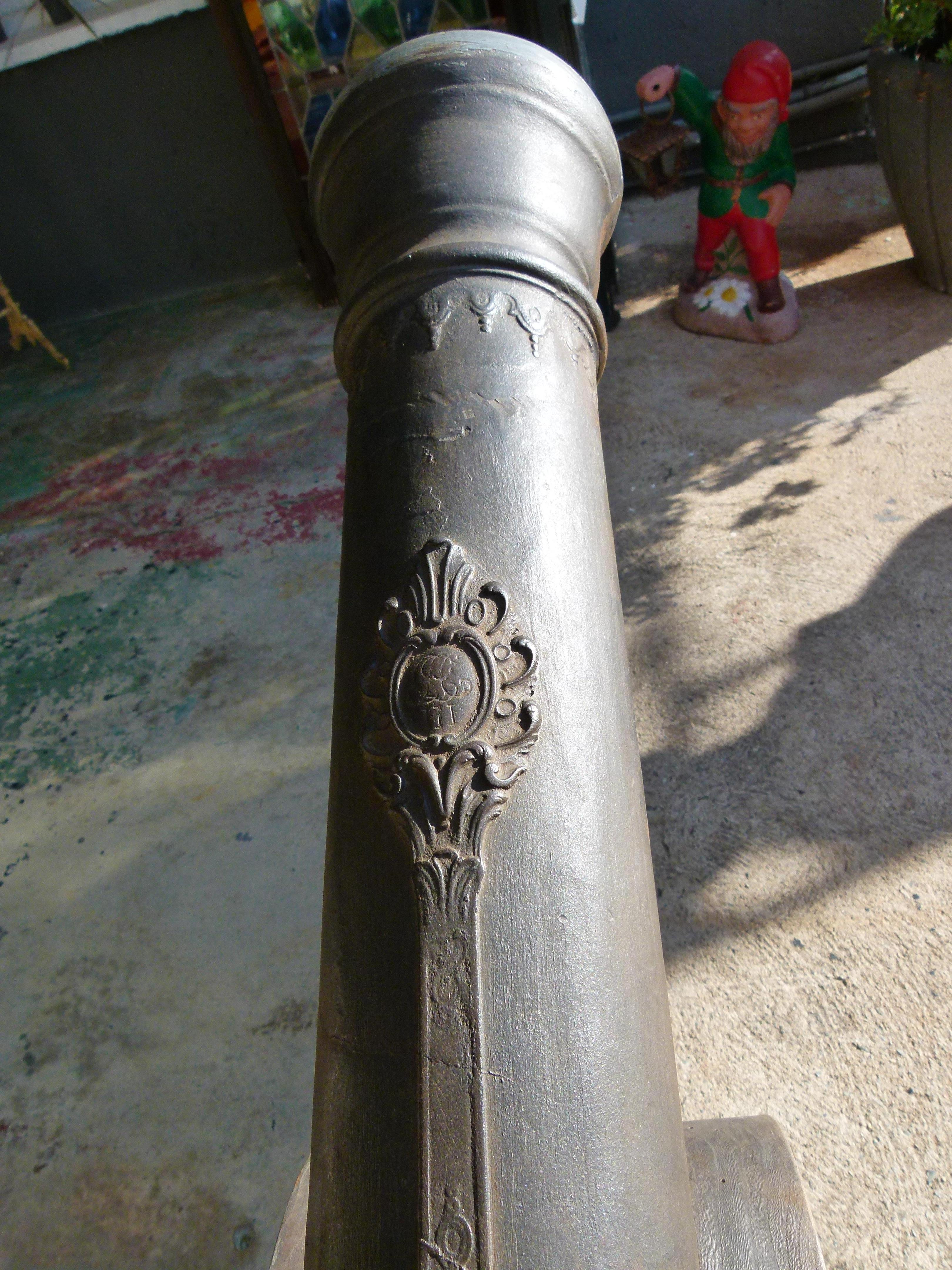 Other 20th Century Cast Iron Cannon Reproduction from Spain