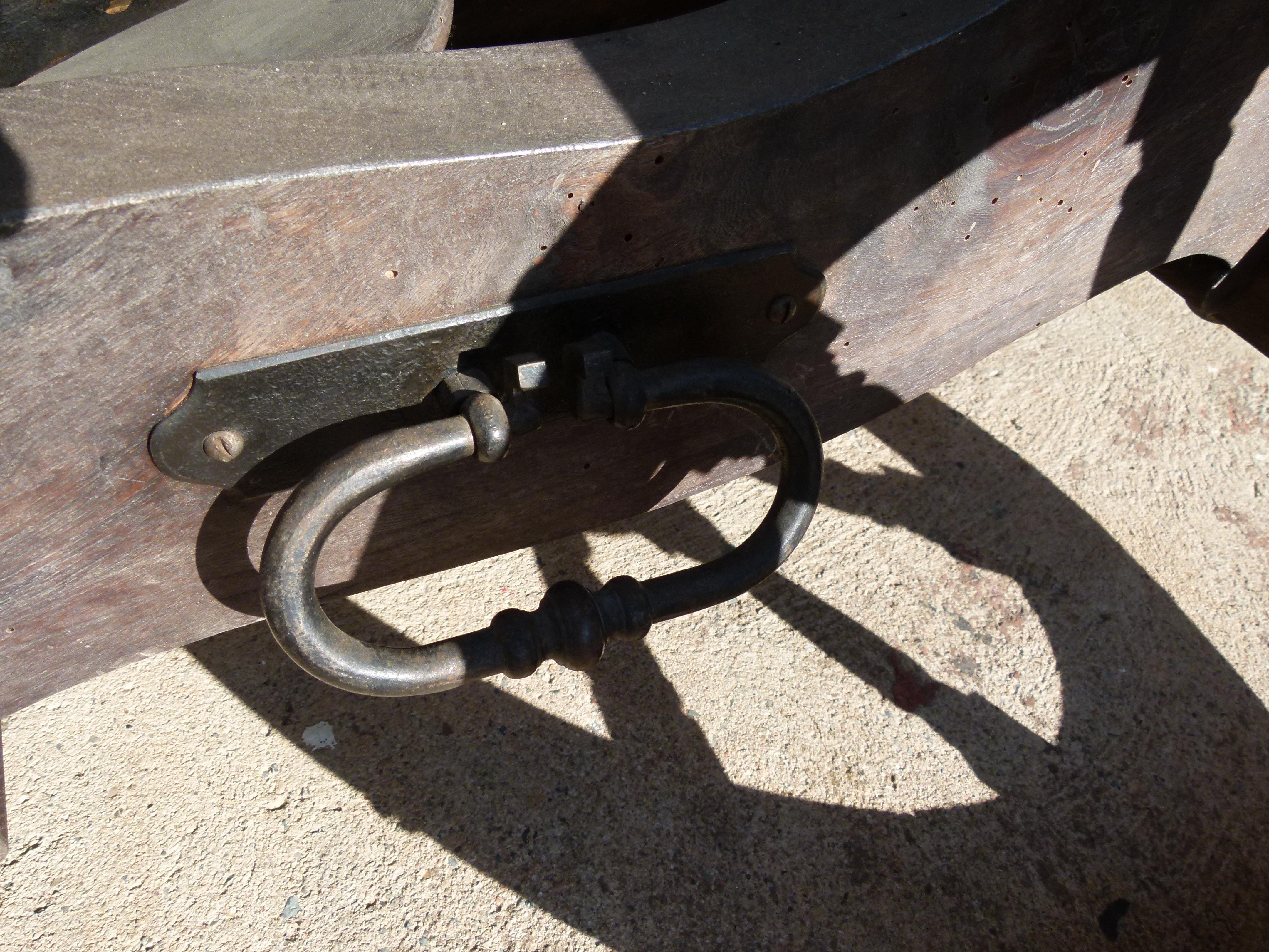 20th Century Cast Iron Cannon Reproduction from Spain In Good Condition In Vulpellac, Girona