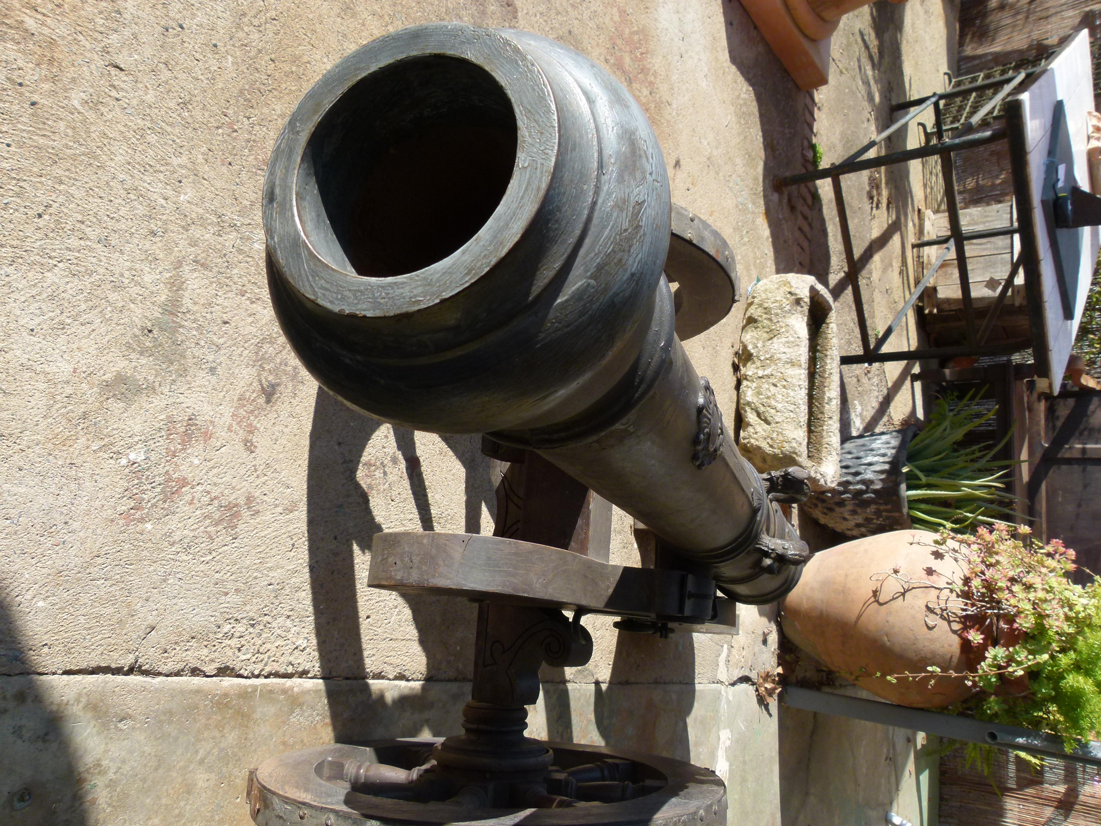 20th Century Cast Iron Cannon Reproduction from Spain 2