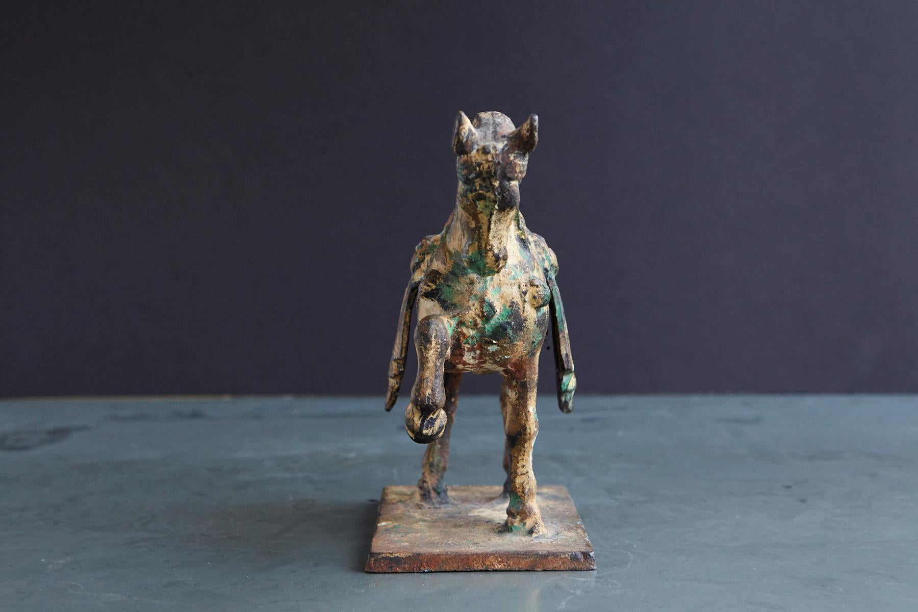 European 20th Century Cast Iron Circus or Parade Horse