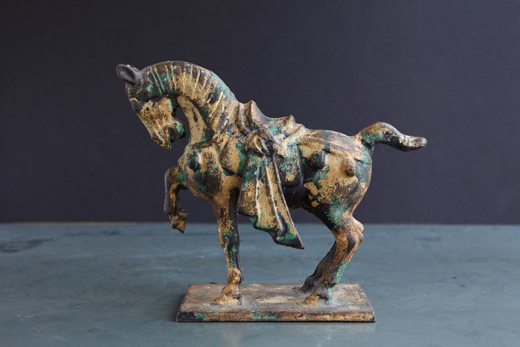 20th Century Cast Iron Circus or Parade Horse 1