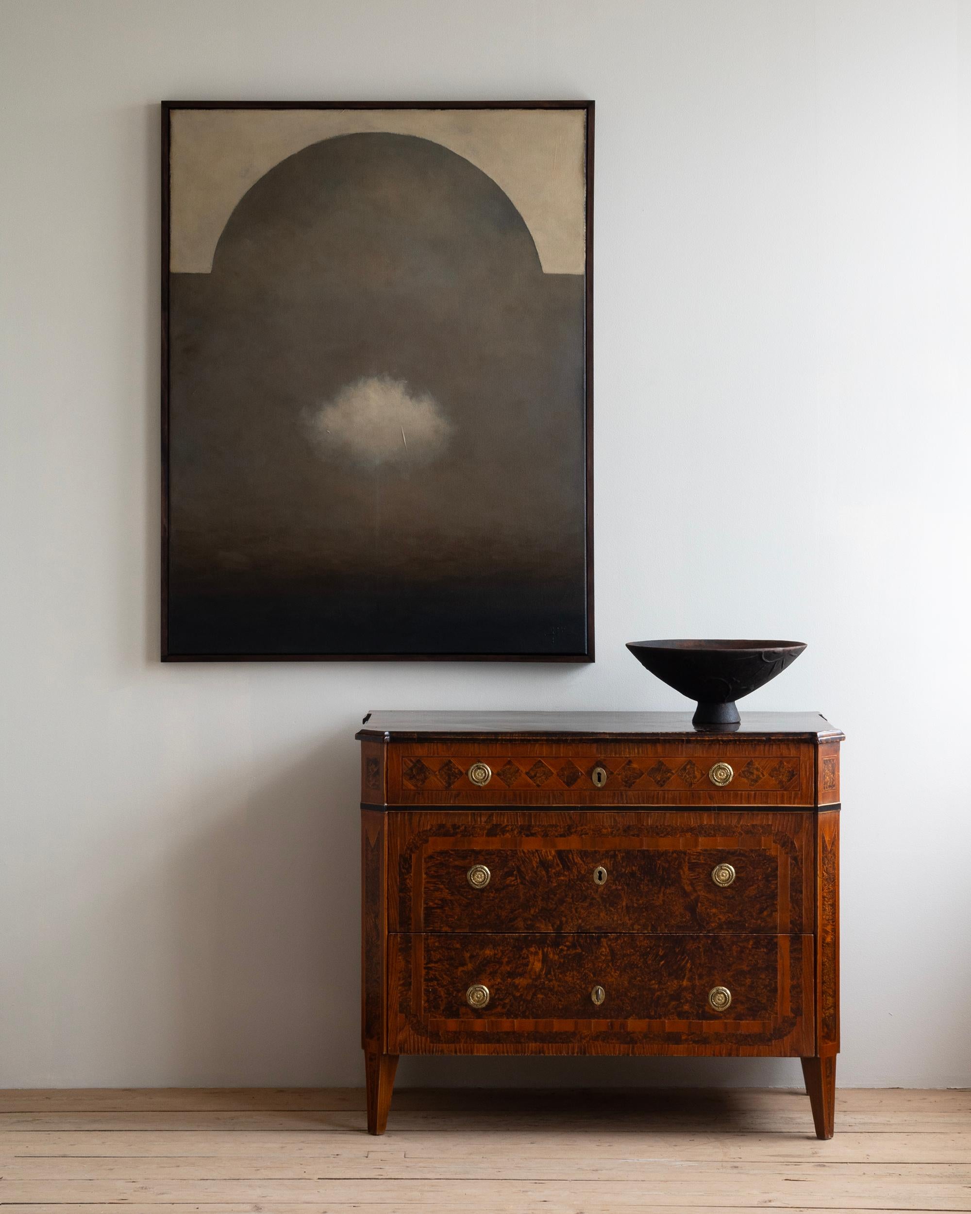 Scandinavo moderno Urna in ghisa del XX secolo Mikrokosmos di Olof Hult in vendita