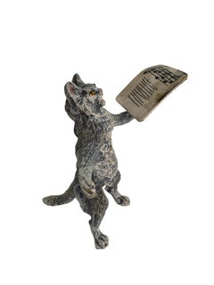 20th Century Cat Musician Vocalist Austrian Vienna Bronze Miniature Figure