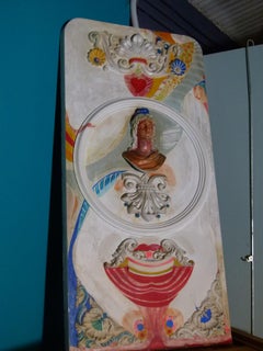 20th Century Catalan Surrealist 's Lluis Güell Relief