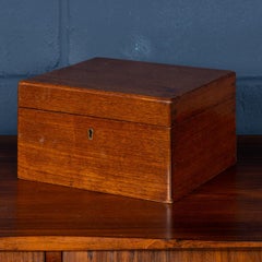 20th Century Cedar Lined Oak Cigar Humidor By Alfred Dunhill, London c.1950
