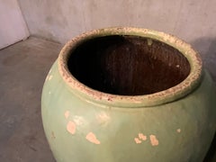 20th Century Celadon Large Planters Vase