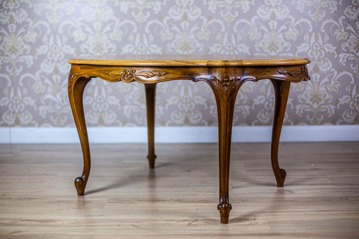 European 20th Century Center Table in the Louis Type For Sale