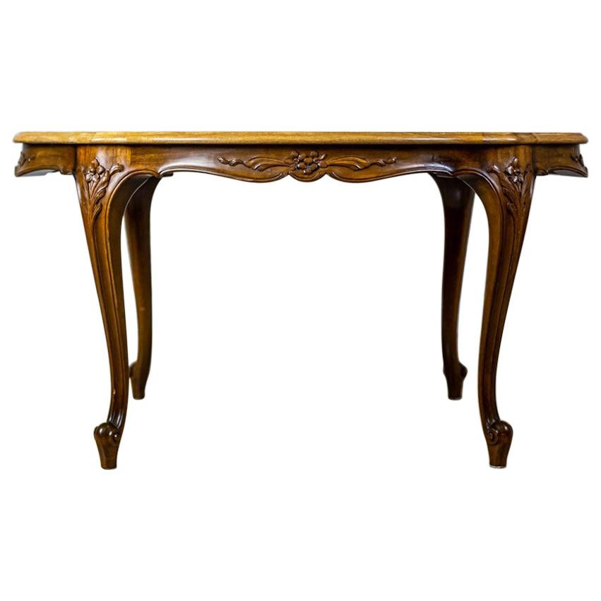 20th Century Center Table in the Louis Type For Sale