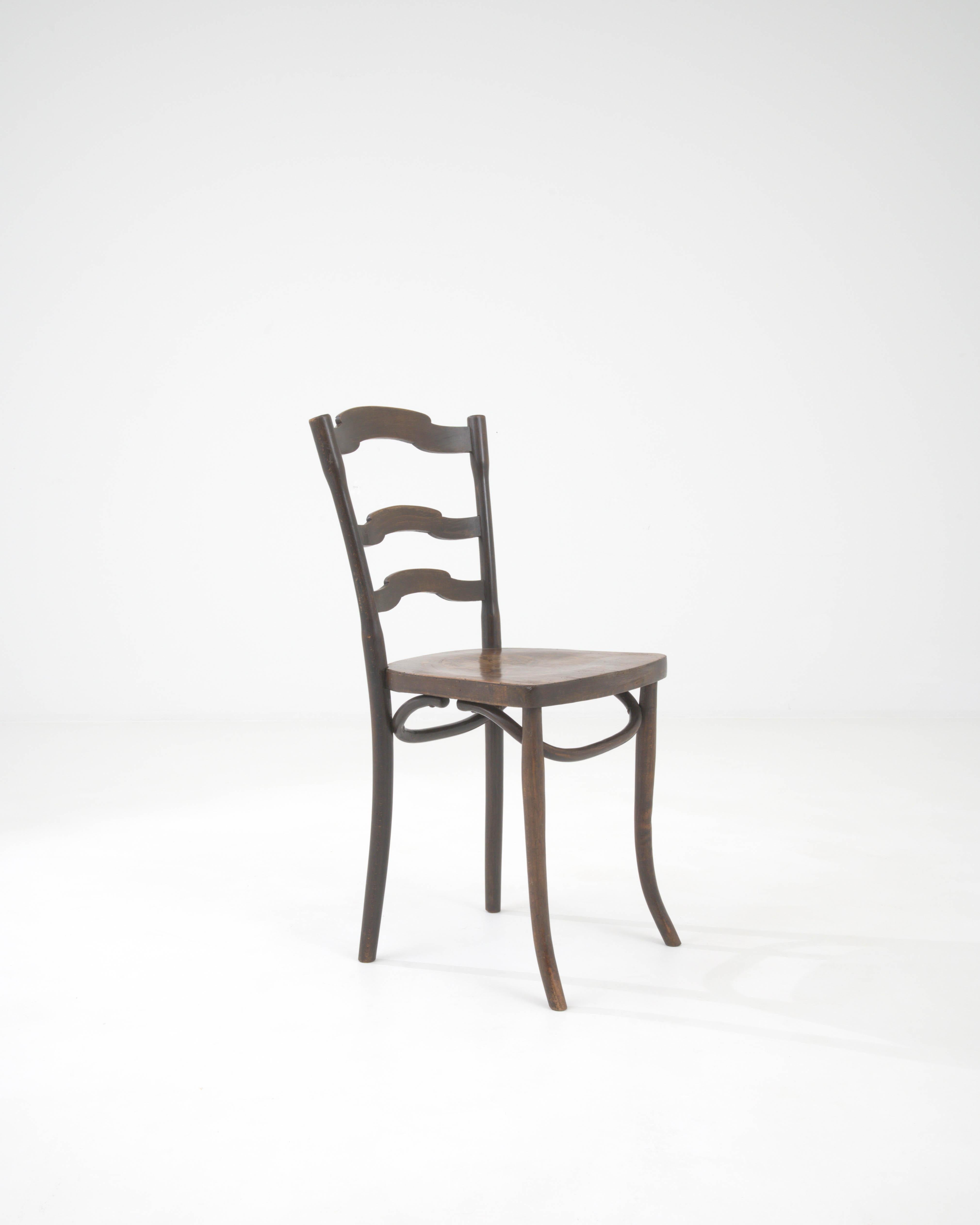 20th Century Central European Bistro Chair For Sale 4