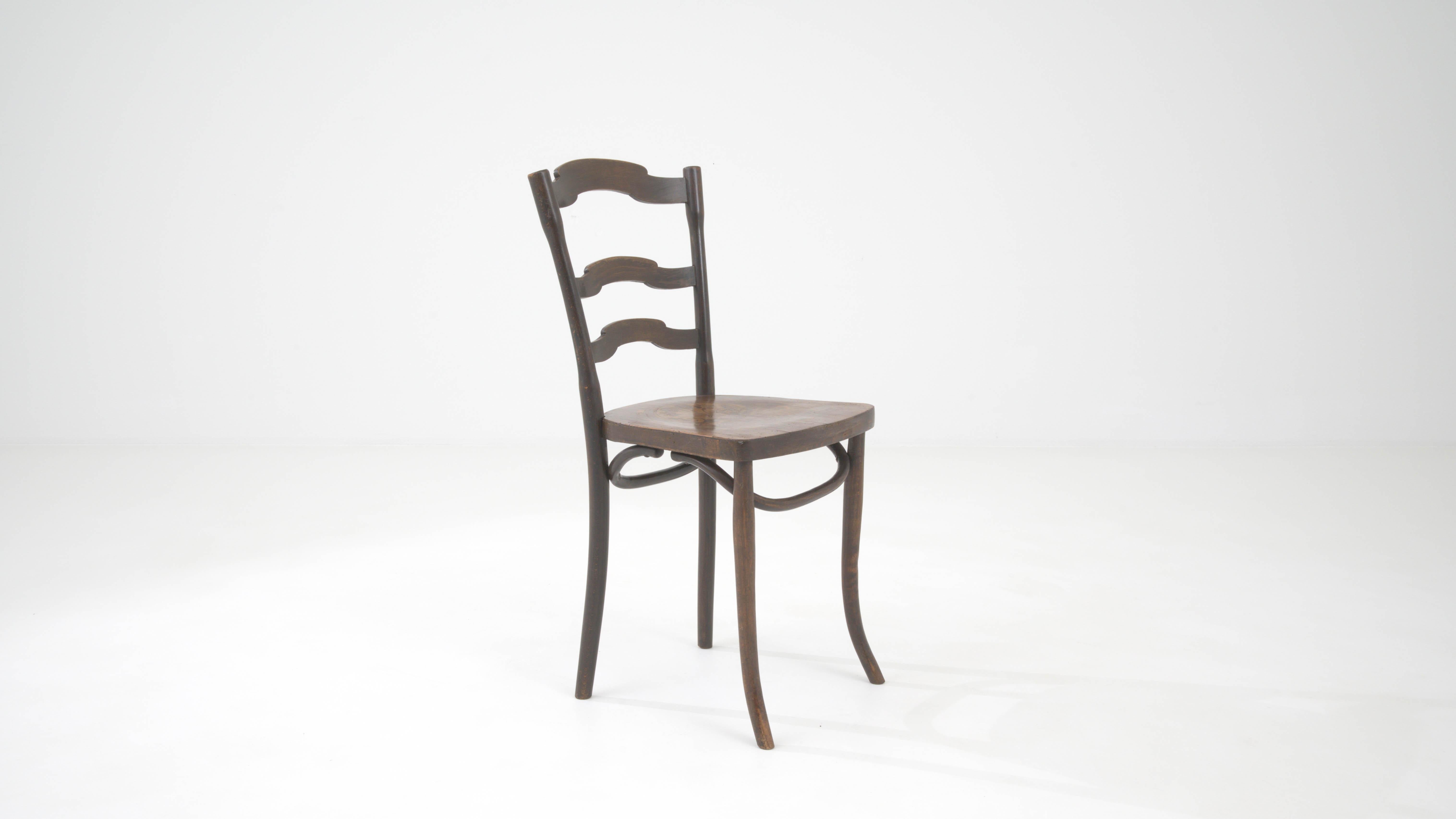 20th Century Central European Bistro Chair For Sale 5