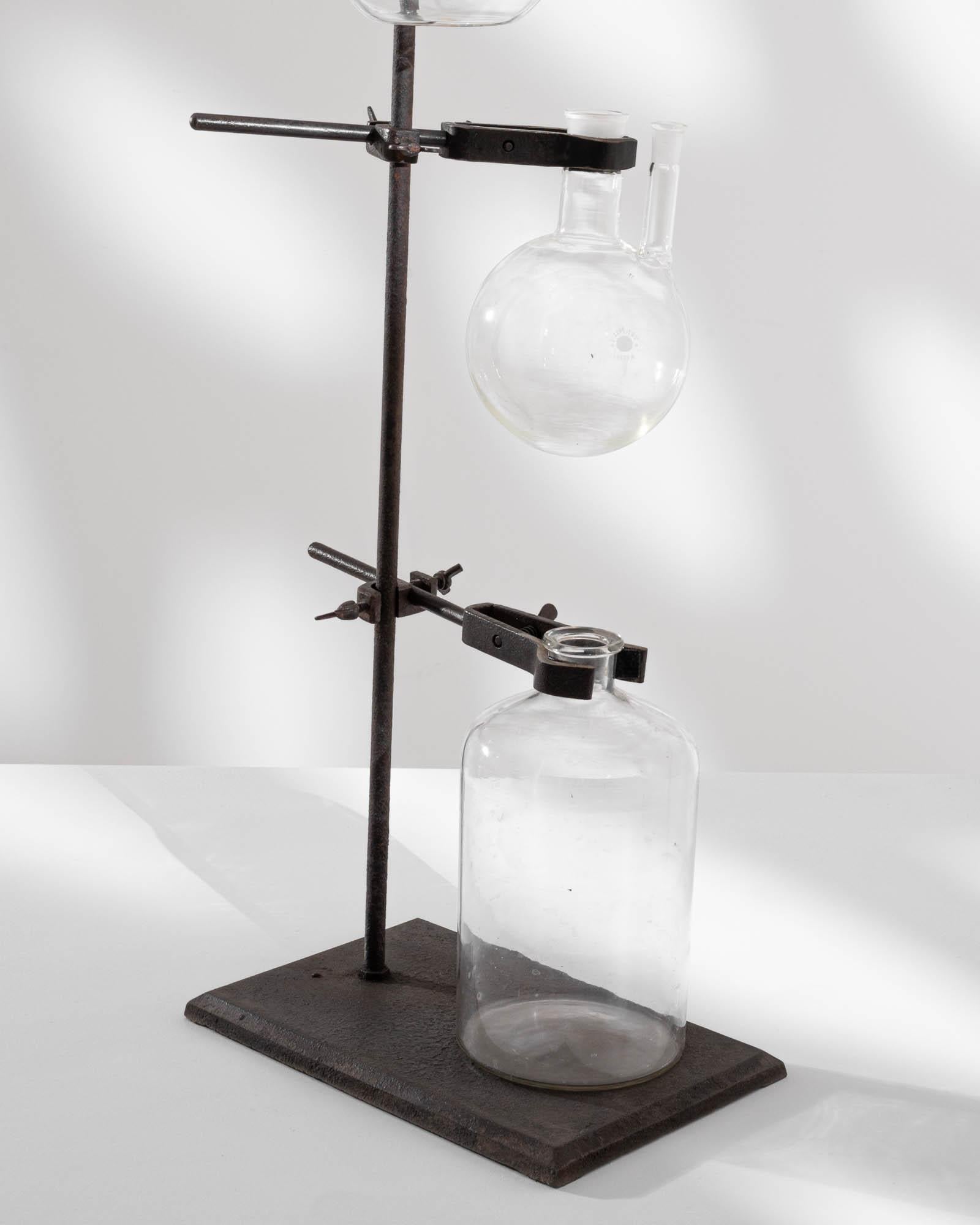 20th Century Central European Glass Beaker Stand For Sale 1